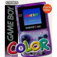 GAME BOY - GAME BOY COLOR (ゲームボーイカラー本体 クリアパープル)