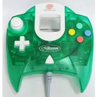 Dreamcast - Video Game Accessories - Game Controller (ドリームキャスト・コントローラ ミレニアムモデル(ライムグリーン)) - No Box No Manual