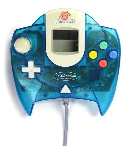 Dreamcast - Game Controller - Video Game Accessories (ドリームキャスト・コントローラ ミレニアムモデル(アクアブルー))