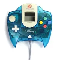 Dreamcast - Video Game Accessories - Game Controller (ドリームキャスト・コントローラ ミレニアムモデル(アクアブルー)) - No Box No Manual
