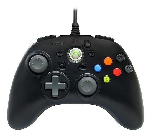 Xbox 360 - Video Game Accessories - Game Controller (ホリパッドEX2ターボ ブラック) - No Box No Manual
