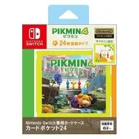 Nintendo Switch - Card Pocket 24 - Case - Video Game Accessories - Pikmin