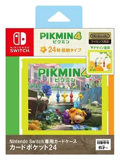 Nintendo Switch - Card Pocket 24 - Case - Video Game Accessories - Pikmin