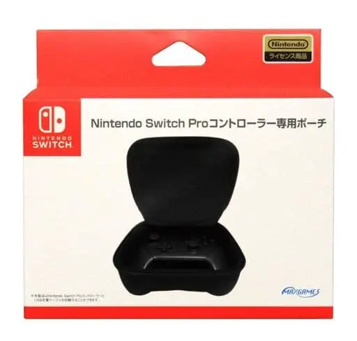 Nintendo Switch - Pouch - Video Game Accessories (Proコントローラー用 ポーチ ブラック)