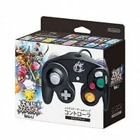 WiiU - Game Controller - Video Game Accessories (ニンテンドーゲームキューブコントローラ スマブラブラック)