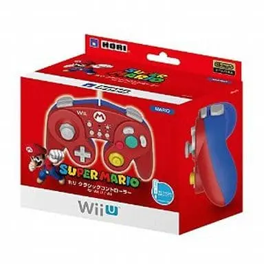 WiiU - Game Controller - Video Game Accessories (クラシックコントローラー マリオ(WiiU用))