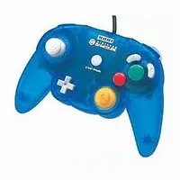 NINTENDO GAMECUBE - Game Controller - Video Game Accessories (ホリパッドキューブ(クリアブルー))