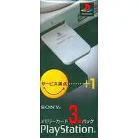 PlayStation - Memory Card - Video Game Accessories (メモリーカード3本パック PS)