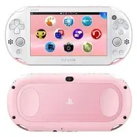 PlayStation Vita - Video Game Console (PlayStation Vita本体 Wi-Fiモデル ライトピンク・ホワイト[PCH-2000])