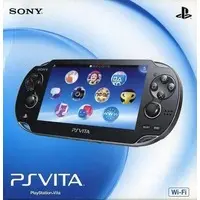 PlayStation Vita - Video Game Console (PlayStation Vita本体<<Wi-Fiモデル>>(クリスタル・ブラック)[PCH-1000 ZA01])