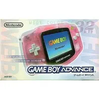 GAME BOY ADVANCE - Video Game Console (ミルキーピンク)★ゲームボーイアドバンス本体)