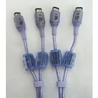GAME BOY ADVANCE - Game Link Cable - Video Game Accessories (対戦ケーブル GBA 4人用 [クリアブルー])