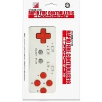 SUPER Famicom - Game Controller - Video Game Accessories (連射コントローラー16 ホワイトレッド (SFC互換機))