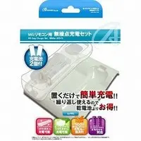 Wii - Game Controller - Video Game Accessories (無接点充電セット ホワイト(Wiiリモコン用))