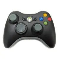 Xbox 360 - Game Controller - Video Game Accessories (ワイヤレスコントローラ [ブラック](状態：電池パック欠品))