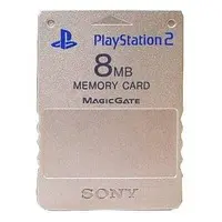 PlayStation 2 - Memory Card - Video Game Accessories (プレイステーション2専用メモリーカード 8MB サテン・シルバー)