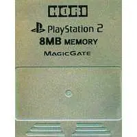 PlayStation 2 - Memory Card - Video Game Accessories (Playstation2専用 光るメモリーカード(8MB) シルバー)