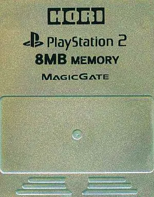 PlayStation 2 - Memory Card - Video Game Accessories (Playstation2専用 光るメモリーカード(8MB) シルバー)