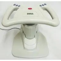 SEGA SATURN - Game Controller - Video Game Accessories (セガサターン レーシングコントローラー (新)  (ミストグレー)[HSS-0141])