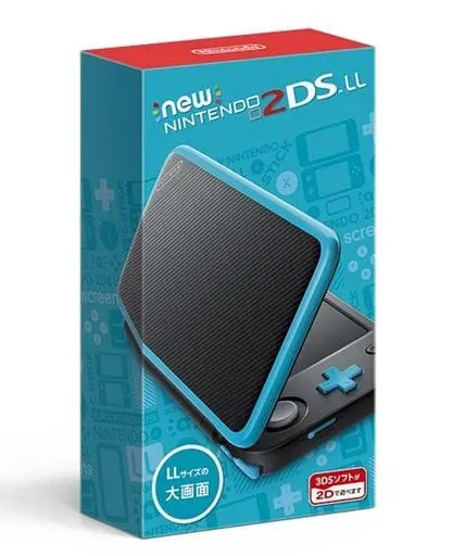Nintendo 3DS - New Nintendo 2DS LL (Newニンテンドー2DS LL本体 ブラック×ターコイズ)