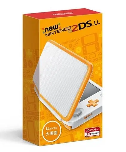 Nintendo 3DS - New Nintendo 2DS LL (Newニンテンドー2DS LL本体 ホワイト×オレンジ)