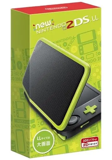 Nintendo 3DS - New Nintendo 2DS LL (Newニンテンドー2DSLL本体 ブラック×ライム)