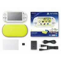 PlayStation Vita - Video Game Console (PSVita本体 バリューパック ライムグリーン・ホワイト[PCHJ-10014])