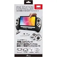 Nintendo Switch - Game Controller - Video Game Accessories (2ndステーションコントローラ ブラック＆ホワイト (Switch 有機EL用))