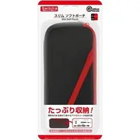 Nintendo Switch - Pouch - Video Game Accessories (スリムソフトポーチ ブラックレッド (Switch/Switch有機ELモデル用))