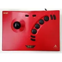 PlayStation 2 - Game Controller - Video Game Accessories (ネオジオスティック 2 (赤：餓狼MOW.ver))