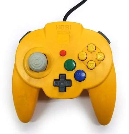 NINTENDO64 - Game Controller - Video Game Accessories (ホリパッドミニ64(イエロー))