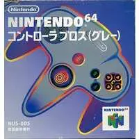 NINTENDO64 - Game Controller - Video Game Accessories (コントローラブロス(グレー))