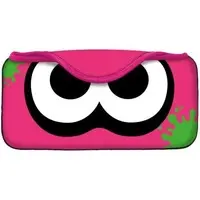Nintendo Switch - Pouch - Video Game Accessories (クイックポーチ コレクション (イカ：ネオンピンク))