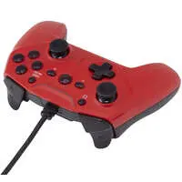 Nintendo Switch - Game Controller - Video Game Accessories (ジャイロコントローラ有線タイプ (レッド))