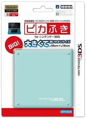 Nintendo 3DS - Video Game Accessories (ピカふき ライトブルー)