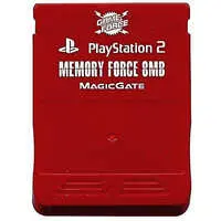 PlayStation 2 - Video Game Accessories (メモリーフォース8MB メタリックレッド)