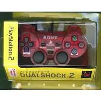 PlayStation 2 - Game Controller - Video Game Accessories (アナログコントローラ (DUALSHOCK 2) クリムゾンレッド)