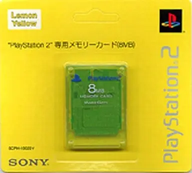 PlayStation 2 - Memory Card - Video Game Accessories (Playstation2 専用メモリーカード(8MB)レモン・イエロー)