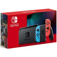 Nintendo Switch - Video Game Console (Nintendo Switch本体/Joy-Con(L) ネオンブルー/(R) ネオンレッド [2019年8月モデル](状態：箱(内箱含む)状態難))