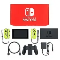 Nintendo Switch - Video Game Console (Nintendo Switch本体 カラーカスタマイズ /Joy-Con(L/R)ネオンイエロー/Joy-Conストラップ(L/R)ネオンイエロー)
