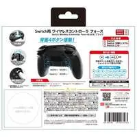 Nintendo Switch - Game Controller - Video Game Accessories (ワイヤレスコントローラ フォース ブラック)