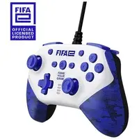 Nintendo Switch - Game Controller - Video Game Accessories (FIFAe ワイヤードコントローラー ホワイト (Switch/PC用))