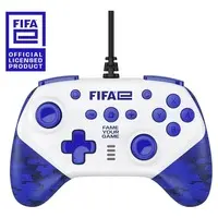 Nintendo Switch - Game Controller - Video Game Accessories (FIFAe ワイヤードコントローラー ホワイト (Switch/PC用))