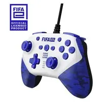 Nintendo Switch - Game Controller - Video Game Accessories (FIFAe ワイヤードコントローラー ホワイト (Switch/PC用))