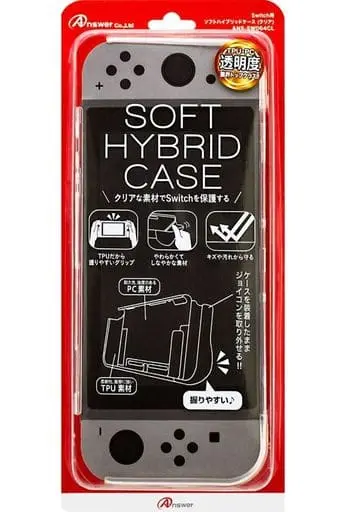 Nintendo Switch - Case - Video Game Accessories (ソフトハイブリッドケース クリア (Switch用))