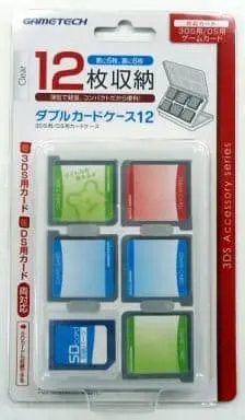 Nintendo 3DS - Case - Video Game Accessories (ダブルカードケース12 (クリア))