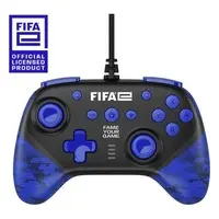 Nintendo Switch - Game Controller - Video Game Accessories (FIFAe ワイヤードコントローラー ブラック (Switch/PC用))