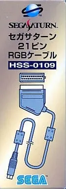 SEGA SATURN - RGB cable - Video Game Accessories (21ピンRGBケーブル[HSS-0109])