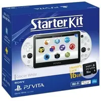 PlayStation Vita - Video Game Console (PlayStation Vita本体 スターターキット グレイシャー・ホワイト)