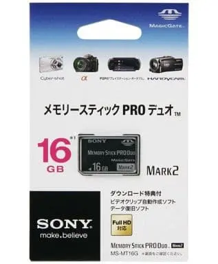 PlayStation Portable - Memory Stick - Video Game Accessories (メモリースティックPROデュオ 16GB [MS-MT16G])